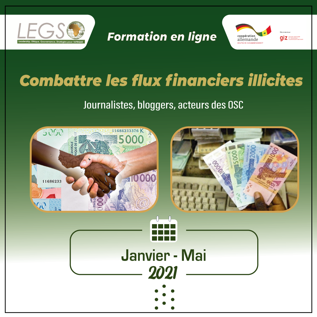 Lancement de la formation sur les flux financiers illicites par LEGS-Africa